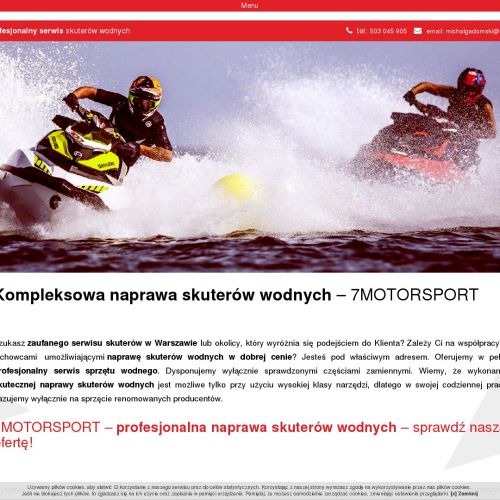 Serwis skuterów wodnych yamaha