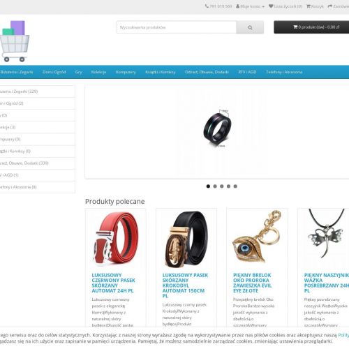 Pasek skórzany orzeł