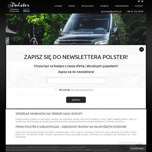 Kraków - zabudowy minibusów