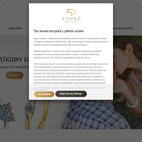 Obrączki z szafirami - Bydgoszcz