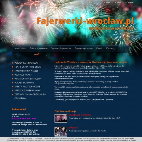 Fajerwerki we wrocławiu - Wrocław