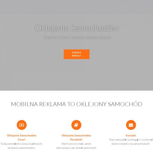 Reklamy na flocie samochodów - Kraków