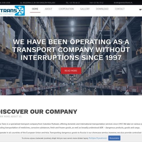 Transport krajowy - Warszawa