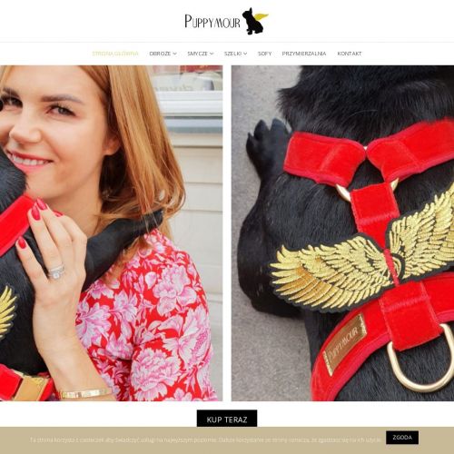 Szelki dla szczeniaka