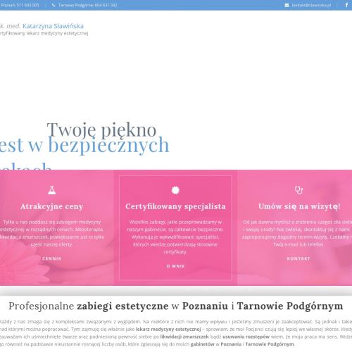 Zabiegi estetyczne tarnowo podgórne w Poznaniu