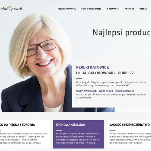 Peruka syntetyczna w Gliwicach