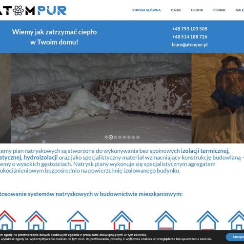 Izolacje natryskowe piana pur - Bydgoszcz