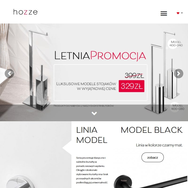 Poznań - akcesoria łazienkowe chromowane