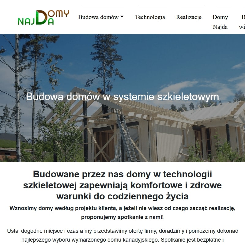 Domy szkieletowe projekt - Szczecin