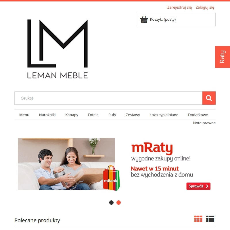 Łoże sypialniane z materacem