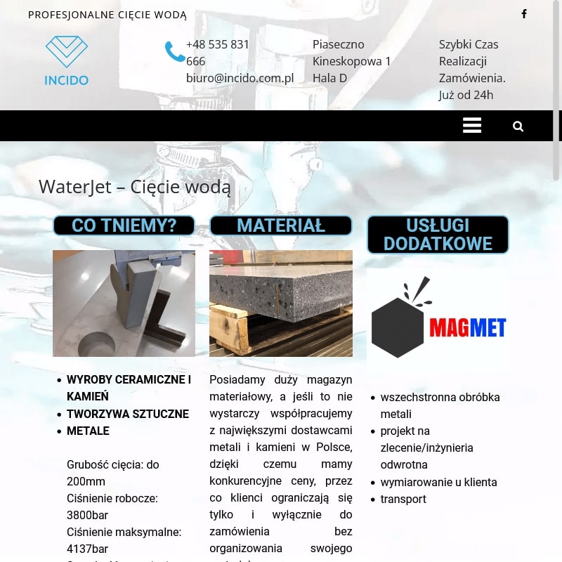 Waterjet - Białystok