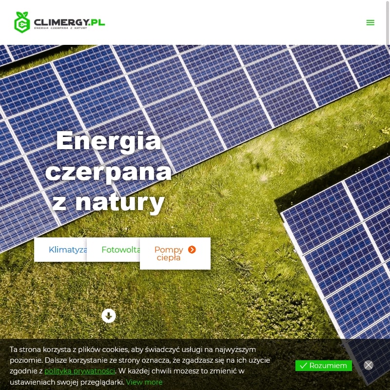 Wadowice - instalacja fotowoltaiczna na gruncie