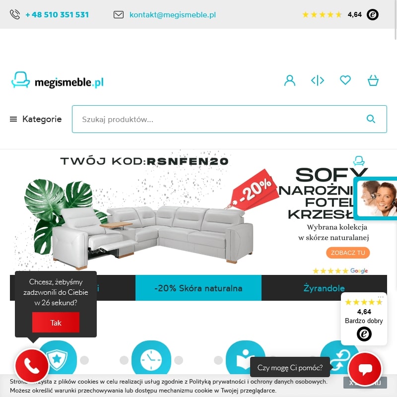 Warszawa - stolik kawowy rozkładany