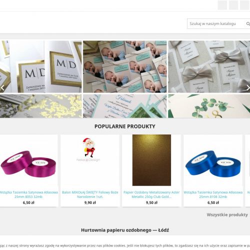 Łódź - papier lustrzany