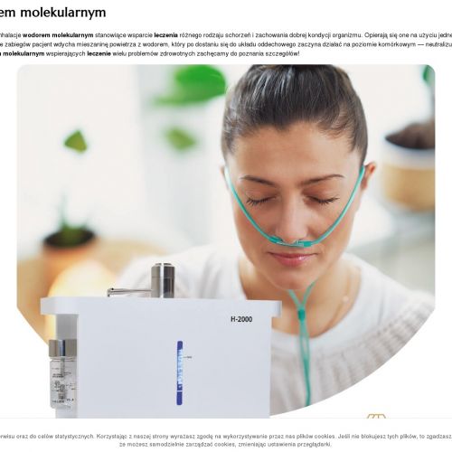 Inhalator wodoru molekularnego