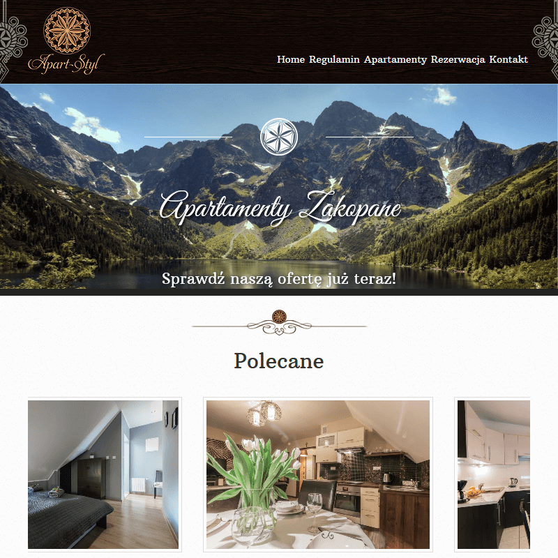 Apartamenty do wynajęcia - Zakopane