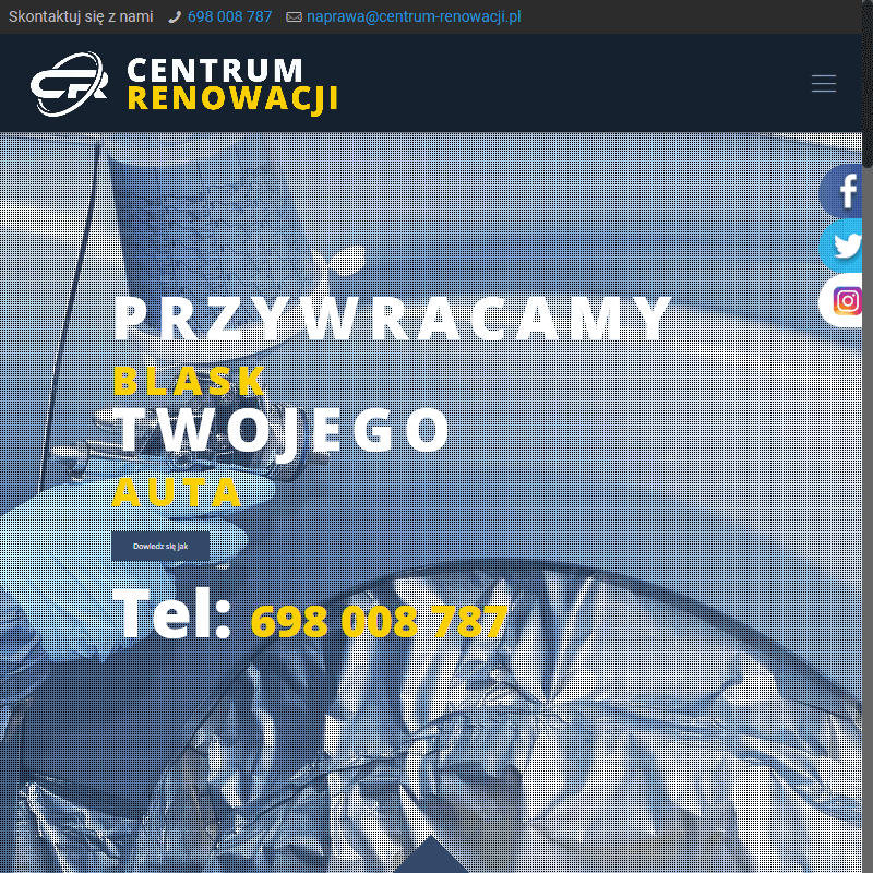 Naprawa blacharska wgnieceń Warszawa