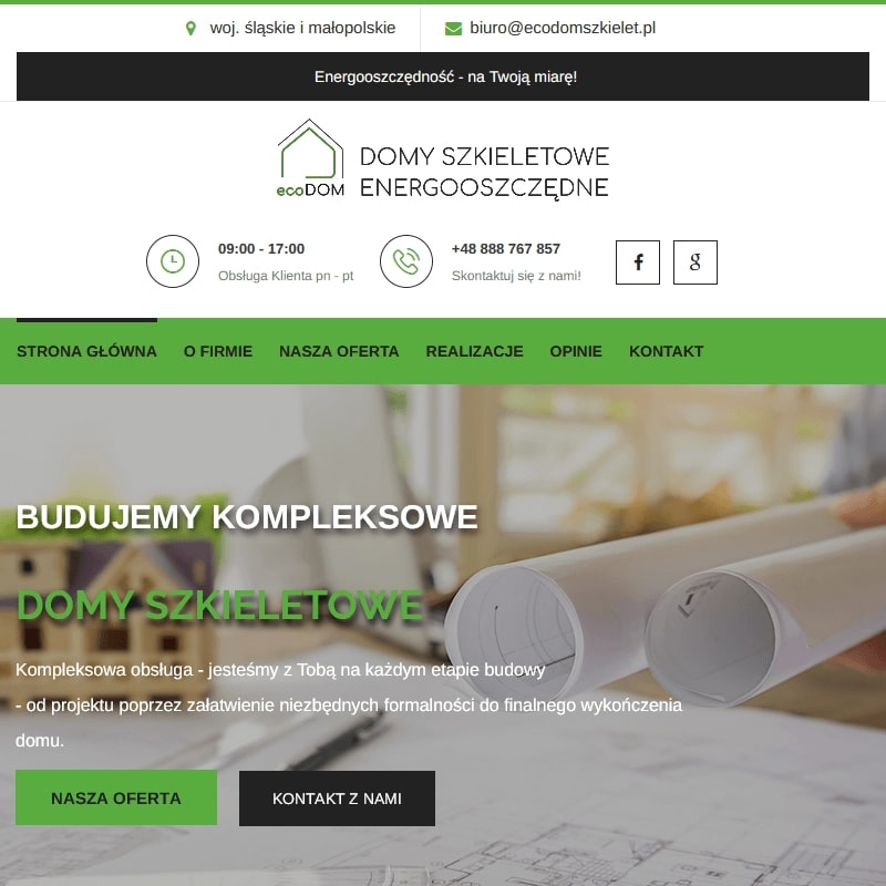 Domy szkieletowe stan deweloperski śląsk w Krakowie