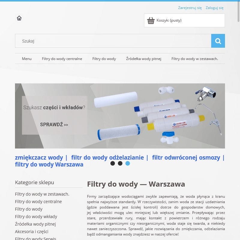 Warszawa - odżelaziacz do wody