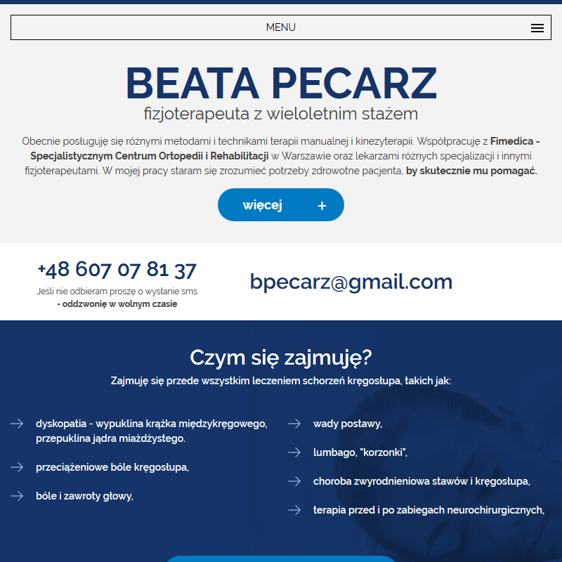 Warszawa - rehabilitant