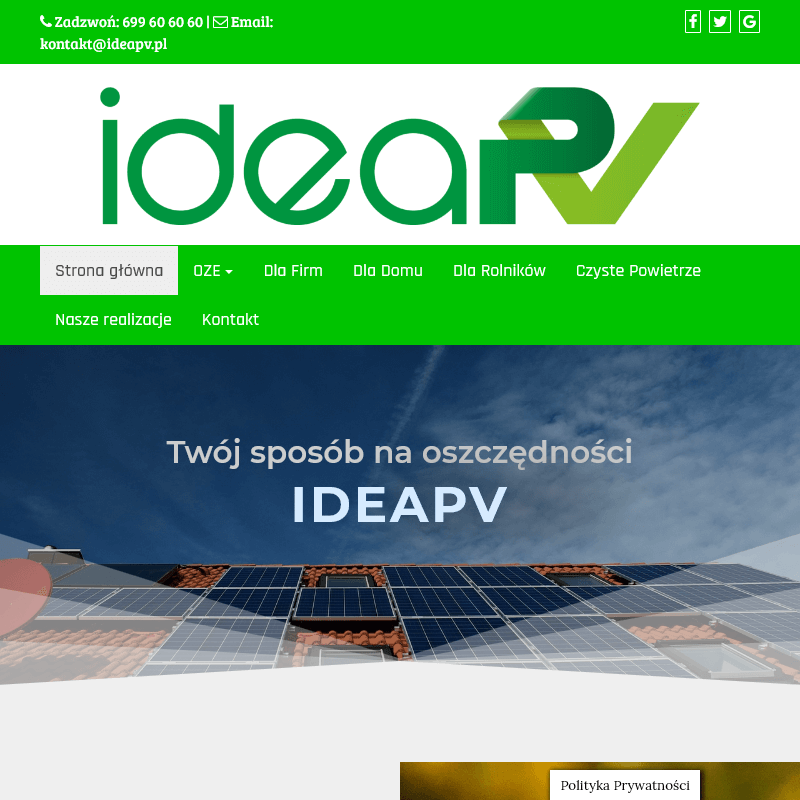 Panele pv instalacja - Katowice