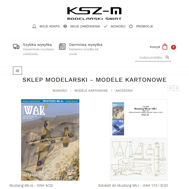 Model żaglowca do sklejania