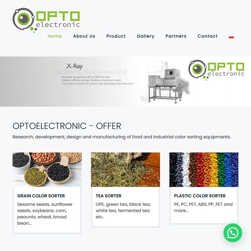 Sortownik tworzyw sztucznych