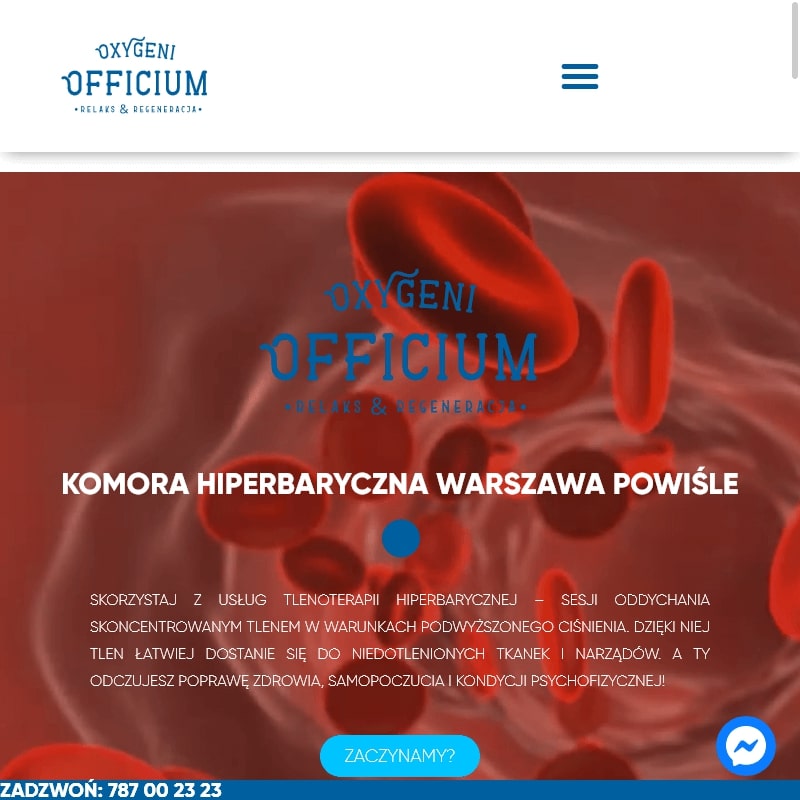 Warszawa - komora hiperbaryczna dla dzieci