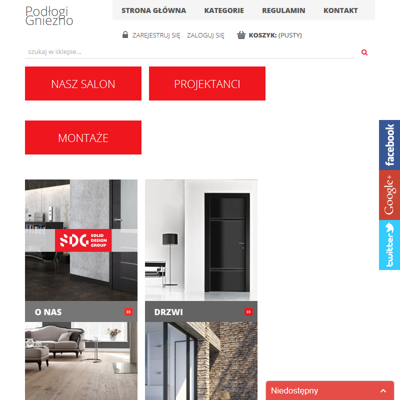 Drzwi drewniane w Gnieźnie