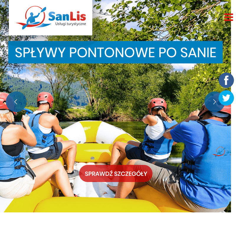 Sanok - spływ pontonem