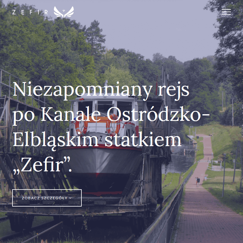 Rejs kanałem ostródzko elbląskim w Ostródzie